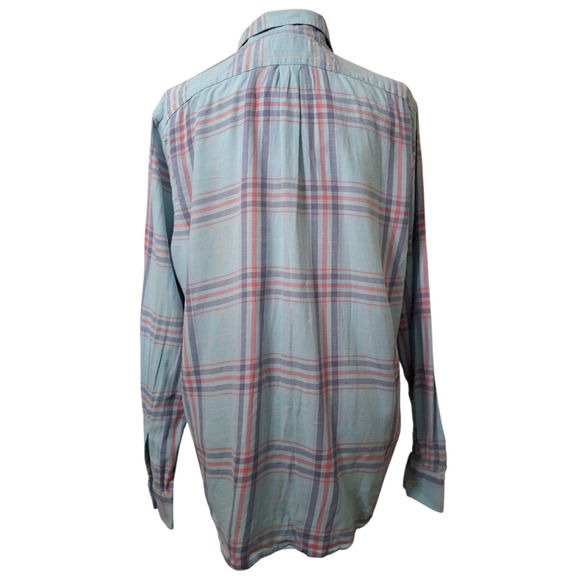 Vineyard Vines Flannel Plaid Women's Button Down Shirt size L - Picture 2 of 6